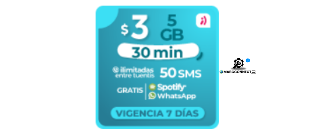 Recarga Tuenti Ilimitado – $3,00
